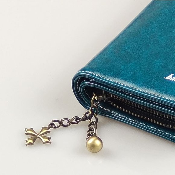 Womens Bifold Phone Wallet Cards Organizer - Picture 6 of 10